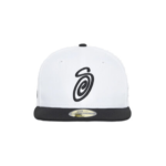 Stussy Marque Logo Blanche Noire Casquette