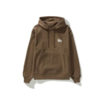 Stussy Marque Logo Capuche Marron Pull