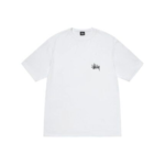 Stussy Marque Logo Simple Blanc T-Shirt