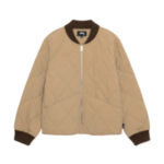 Stussy Marque 8 Ball Stepp Creme Jacke
